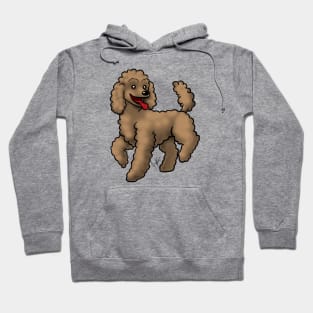 Dog - Poodle - Brown Hoodie